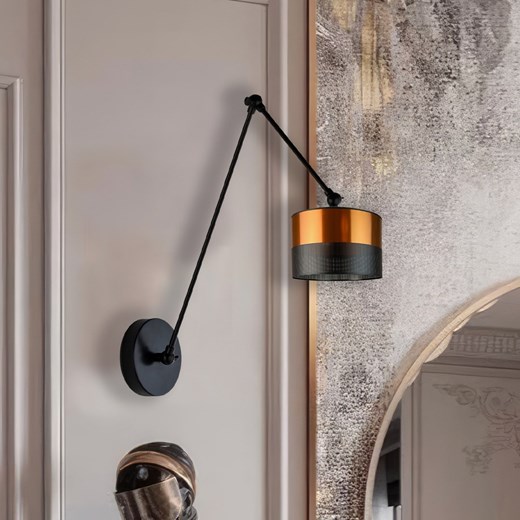 Lampa ścienna na wysięgniku do sypialni TESNUS GLAM ze sklepu Lysne w kategorii Lampy ścienne - zdjęcie 181877778