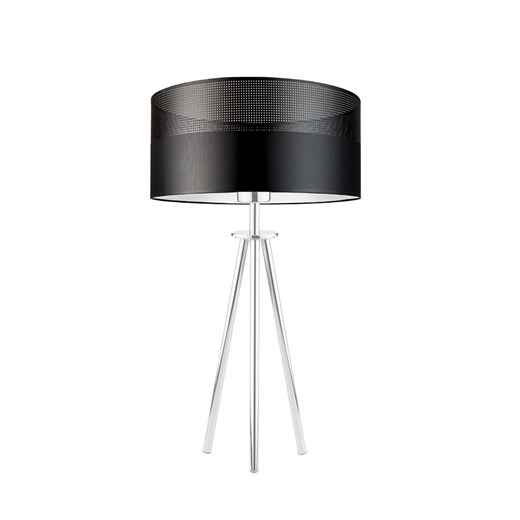 Elegancka lampa stołowa glamour do salonu ALTA GLAM na metalowym trójnogu ze sklepu Lysne w kategorii Lampy stołowe - zdjęcie 181877798