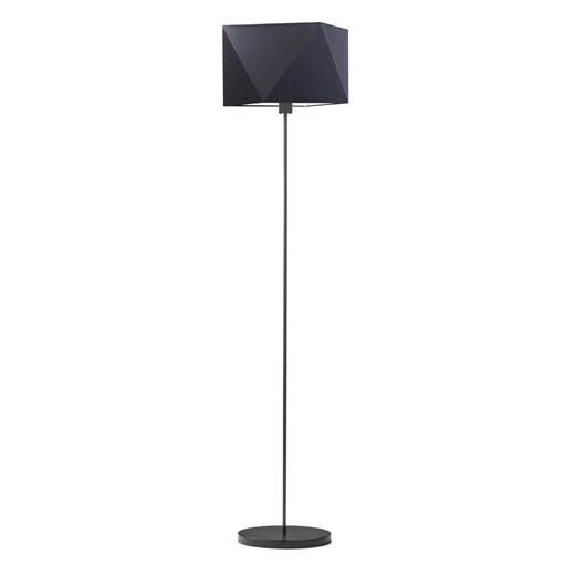 Czarna lampa stojąca do salonu FIDŻI ze sklepu Lysne w kategorii Lampy podłogowe - zdjęcie 181878338