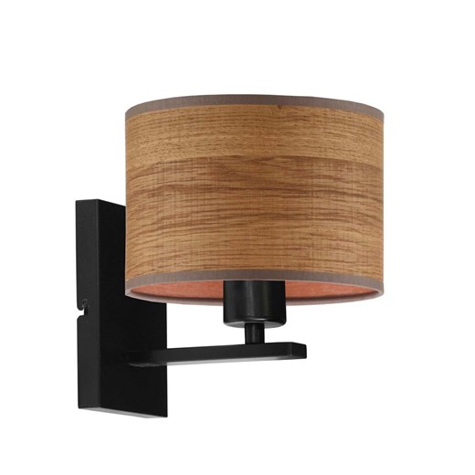 Skandynawska lampa ścienna ELVORA ECO z abażurem w kształcie walca ze sklepu Lysne w kategorii Lampy ścienne - zdjęcie 181878616