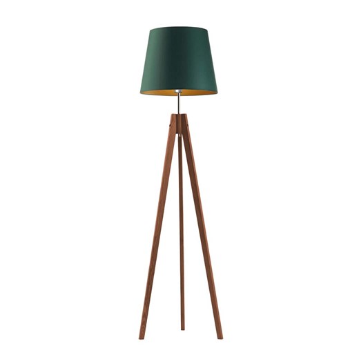 Lampa podłogowa na drewnianych nogach ARUBA GOLD ze sklepu Lysne w kategorii Lampy podłogowe - zdjęcie 181878887