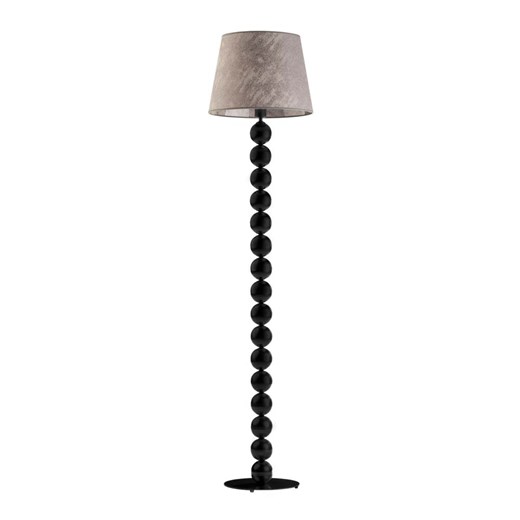 Lampa stojąca do sypialni czarne kule loft BANGKOK z designerskim kloszem ze sklepu Lysne w kategorii Lampy podłogowe - zdjęcie 181879139
