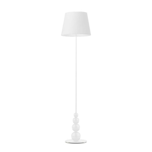 Biała lampa podłogowa do salonu LIZBONA ze sklepu Lysne w kategorii Lampy podłogowe - zdjęcie 181880029