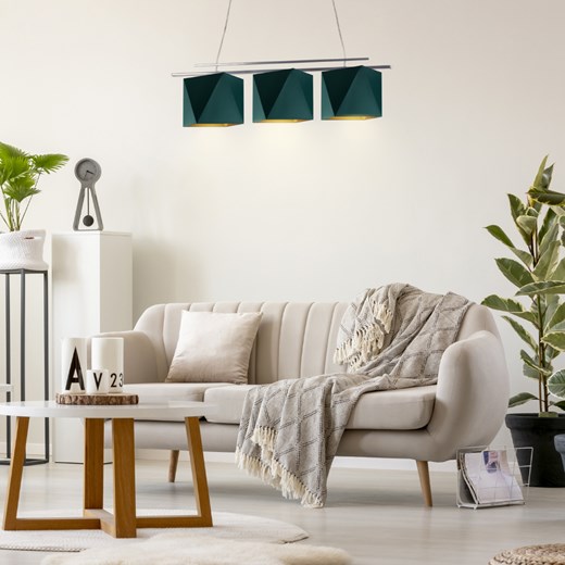 Żyrandol do salonu MALIBU GOLD ze sklepu Lysne w kategorii Lampy wiszące - zdjęcie 181880426