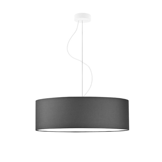 Grafitowa lampa wisząca do jadalni HAJFA fi - 60 cm - kolor grafitowy ze sklepu Lysne w kategorii Lampy wiszące - zdjęcie 181880645