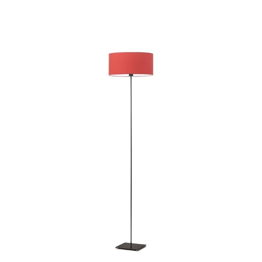 Nowoczesna lampa podłogowa MEKSYK z czerwonym abażurem o średnicy 40 cm ze sklepu Lysne w kategorii Lampy podłogowe - zdjęcie 181883006