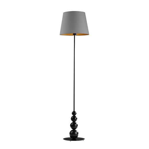 Czarno-szara lampa stojąca w stylu skandynawskim LIZBONA GOLD ze sklepu Lysne w kategorii Lampy podłogowe - zdjęcie 181883208