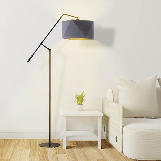 Lampa stojąca regulowana z wysięgnikiem COLMA GOLD ze sklepu Lysne w kategorii Lampy podłogowe - zdjęcie 181884209