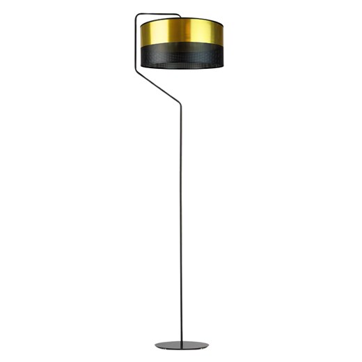 Złota lampa stojąca do salonu glamour TESALLIA GLAM ze sklepu Lysne w kategorii Lampy podłogowe - zdjęcie 181884629