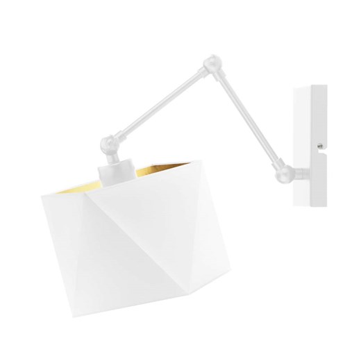 Nowoczesny kinkiet biały o prostym designie AMARILLO GOLD ze sklepu Lysne w kategorii Lampy ścienne - zdjęcie 181885837