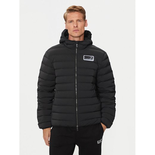 EA7 Emporio Armani Kurtka puchowa 6DPB16 PNHAZ 1200 Czarny Regular Fit ze sklepu MODIVO w kategorii Kurtki męskie - zdjęcie 181886406
