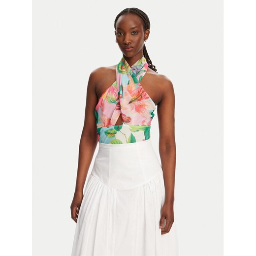 BARDOT Top Fontes Halter 59898TB Kolorowy Regular Fit ze sklepu MODIVO w kategorii Bluzki damskie - zdjęcie 181886509