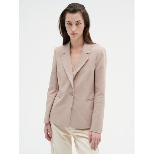 InWear Marynarka Zella 30108171 Beżowy Regular Fit ze sklepu MODIVO w kategorii Marynarki damskie - zdjęcie 181886816
