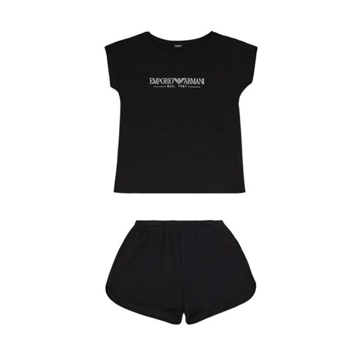 Piżama czarna Emporio Armani 