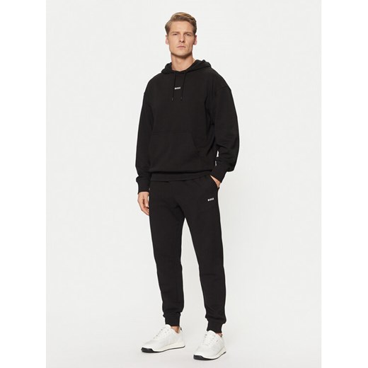 BOSS Dres Wesmallhood 50541065 Czarny Regular Fit ze sklepu MODIVO w kategorii Dresy męskie - zdjęcie 181887509