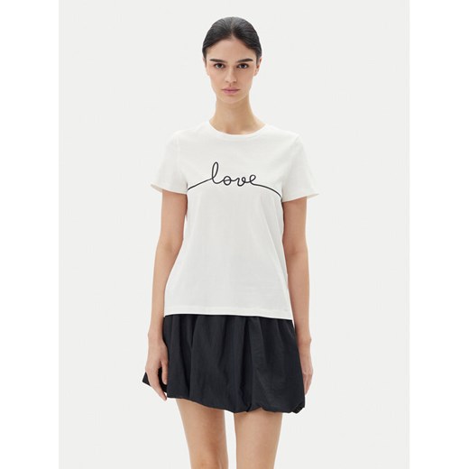 Vero Moda T-Shirt Kami 10332587 Biały Relaxed Fit ze sklepu MODIVO w kategorii Bluzki damskie - zdjęcie 181887608
