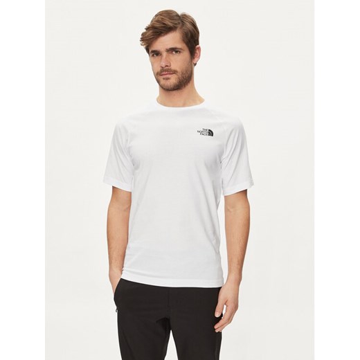 The North Face T-Shirt NF0A87NU Biały Regular Fit ze sklepu MODIVO w kategorii T-shirty męskie - zdjęcie 181888207