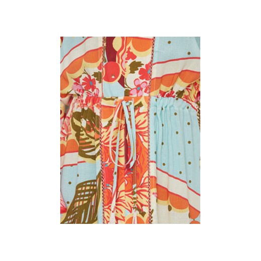 Maaji Sukienka plażowa Floral Groove Joy PT2472CPO010 Kolorowy Relaxed Fit Maaji S MODIVO
