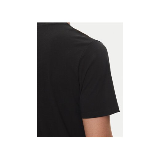 Czarny t-shirt męski Jack & Jones z krótkimi rękawami 