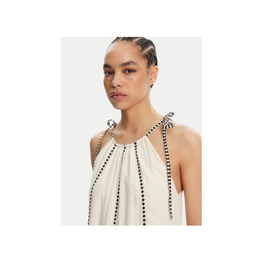 Sukienka Devotion Twins maxi casual z okrągłym dekoltem 