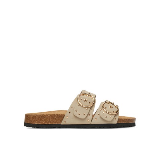 Klapki ONLY Shoes Onlmaxi-15 Pu Studs Buckle 15341190 Écru Only Shoes 41 eobuwie.pl