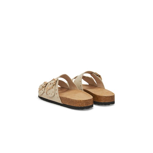 Klapki ONLY Shoes Onlmaxi-15 Pu Studs Buckle 15341190 Écru Only Shoes 38 eobuwie.pl