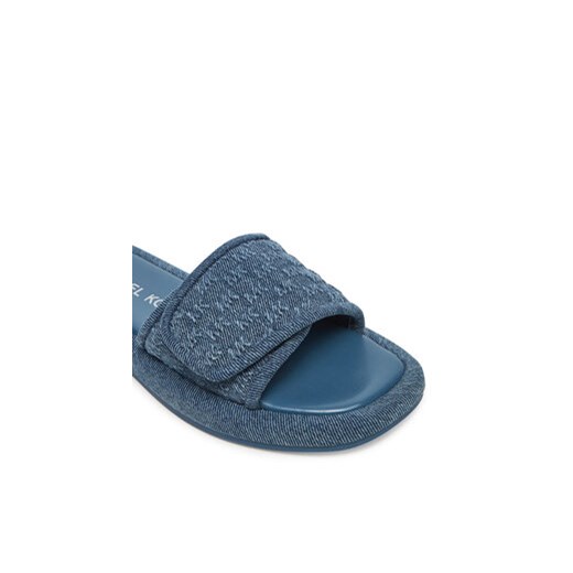 Klapki MICHAEL Michael Kors Van 40S5SKFA2D Niebieski Michael Michael Kors 38_5 eobuwie.pl