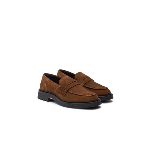 Mokasyny Tommy Hilfiger Comfort FM0FM05263 Brązowy Tommy Hilfiger 44 eobuwie.pl