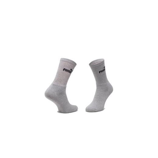 Zestaw 3 par wysokich skarpet unisex Puma 907934 r. 35/38 Szary Puma 35_38 eobuwie.pl