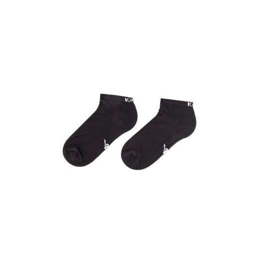 Zestaw 3 par niskich skarpet unisex Kappa 704275 Czarny Kappa 39_42 eobuwie.pl
