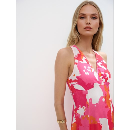 Mohito - Sukienka midi - fuksjowy Mohito XL Mohito