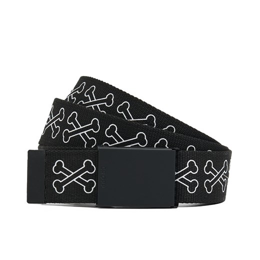 Cropp - Parciany pasek z motywem kości - czarny Cropp Uniwersalny Cropp