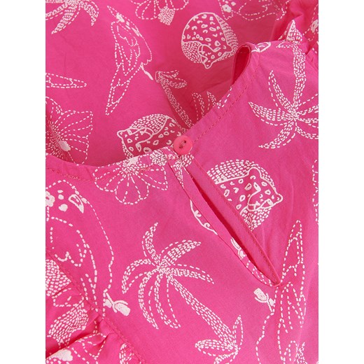 Reserved - Wzorzysta sukienka - fuksja Reserved 5-2 lata) Reserved