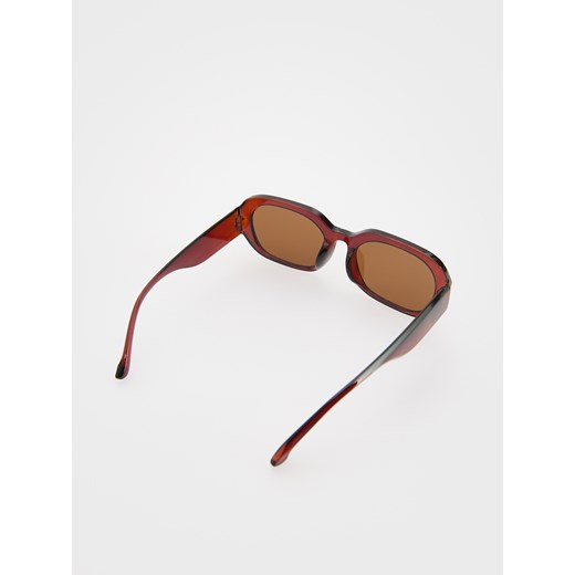 Reserved - Okulary przeciwsłoneczne - bordowy Reserved ONE SIZE Reserved