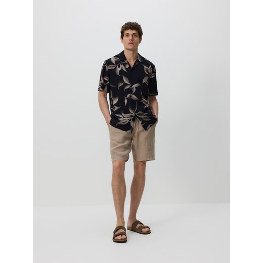 Reserved - Koszula comfort fit z wiskozy - czarny Reserved S Reserved