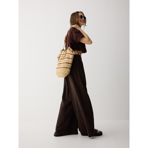 Reserved - Pleciona torebka shopper - wielobarwny Reserved ONE SIZE Reserved