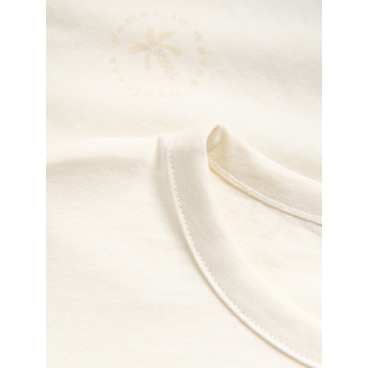 Reserved - T-shirt z nadrukiem - złamana biel Reserved 92 (1 Reserved