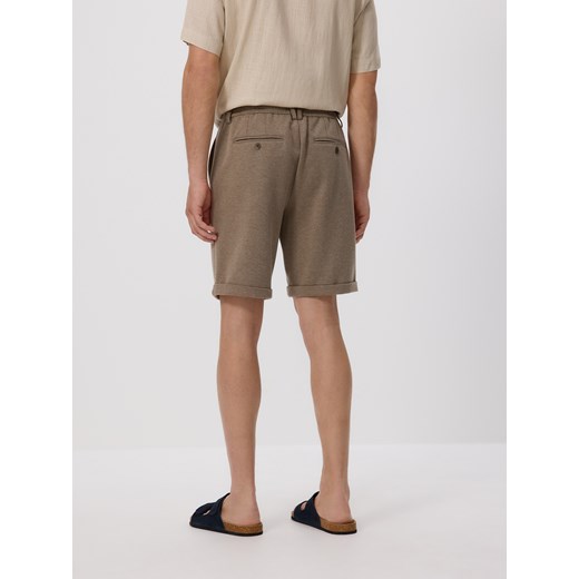 Reserved - Szorty regular fit - beżowy Reserved XXL Reserved