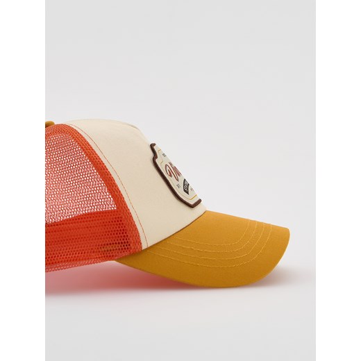 Reserved - Czapka trucker z naszywką - miedziany Reserved ONE SIZE Reserved