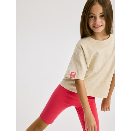 Reserved - Bawełniany komplet - intensywny róż Reserved 128 (7-8 lat) Reserved