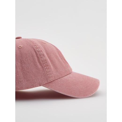 Reserved - Czapka z haftem - brzoskwiniowy Reserved ONE SIZE Reserved