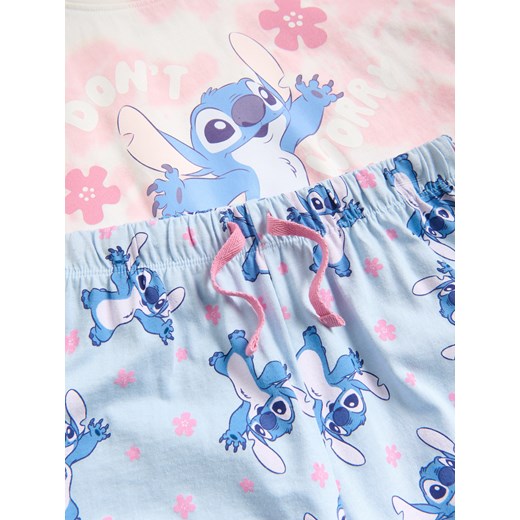 Reserved - Dwuczęściowa piżama Lilo i Stitch - różowy Reserved 98/104 (2-4 lata) Reserved