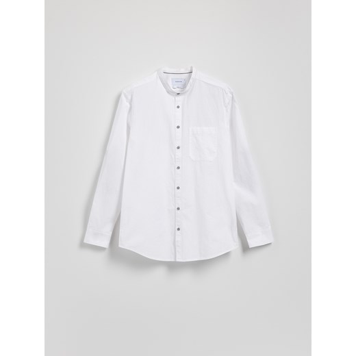 Reserved - Koszula regular ze stójką - biały Reserved XXL Reserved