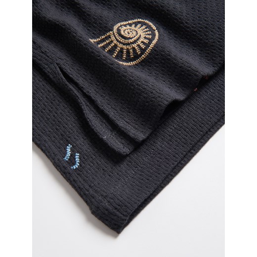 Reserved - Dzianinowe spodnie z haftem - ciemnoszary Reserved 128 (7-8 lat) Reserved