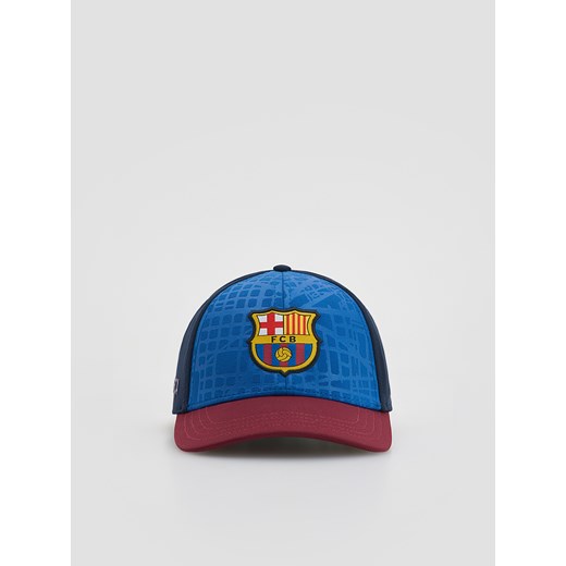 Reserved - Czapka FC Barcelona - granatowy ze sklepu Reserved w kategorii Czapki dziecięce - zdjęcie 181918086