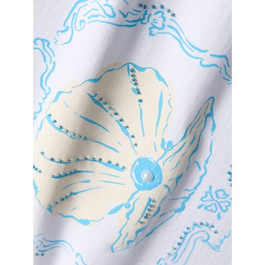 Reserved - T-shirt z ozdobnym nadrukiem - biały Reserved XS Reserved