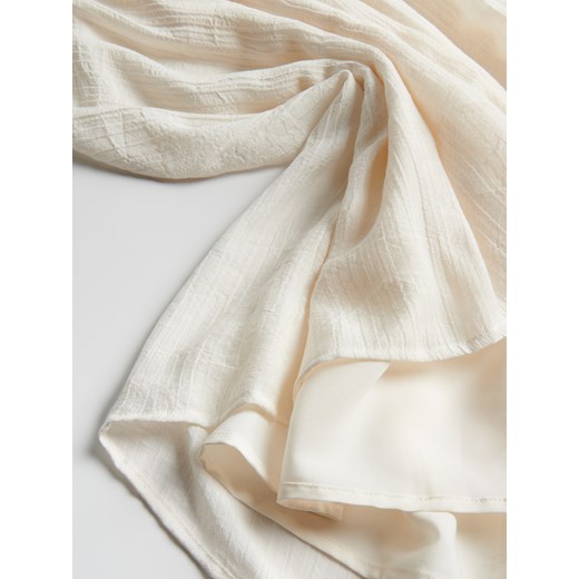 Reserved - Spódnica maxi z wiązaniem - złamana biel Reserved L Reserved