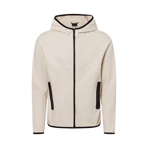Jack & Jones Męska kurtka z kapturem - JCOFusion Mężczyźni beżowy jednolity ze sklepu vangraaf w kategorii Kurtki męskie - zdjęcie 181919605
