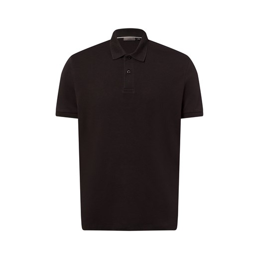 Finshley & Harding Męska koszulka polo Mężczyźni Bawełna antracytowy jednolity ze sklepu vangraaf w kategorii T-shirty męskie - zdjęcie 181919618