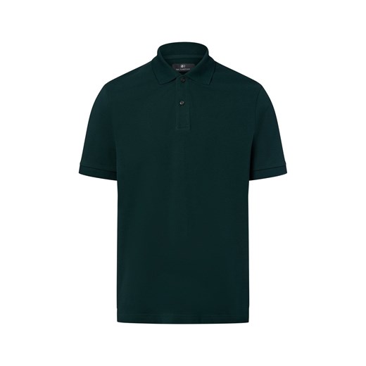 Nils Sundström Męska koszulka polo Mężczyźni Bawełna jodłowy jednolity ze sklepu vangraaf w kategorii T-shirty męskie - zdjęcie 181919637